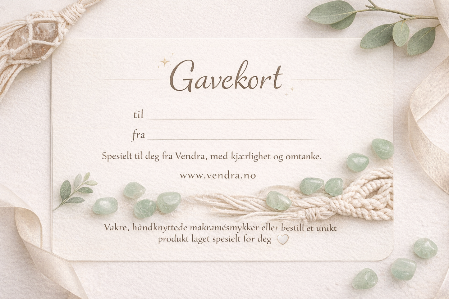 Vendra Gavekort